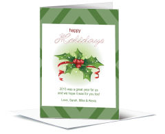 Snowy Christmas Mistletoe Cards  5.50